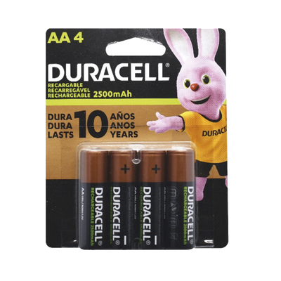 Batería Alcalina Aa / Duracell / 1.5 A No Recargable