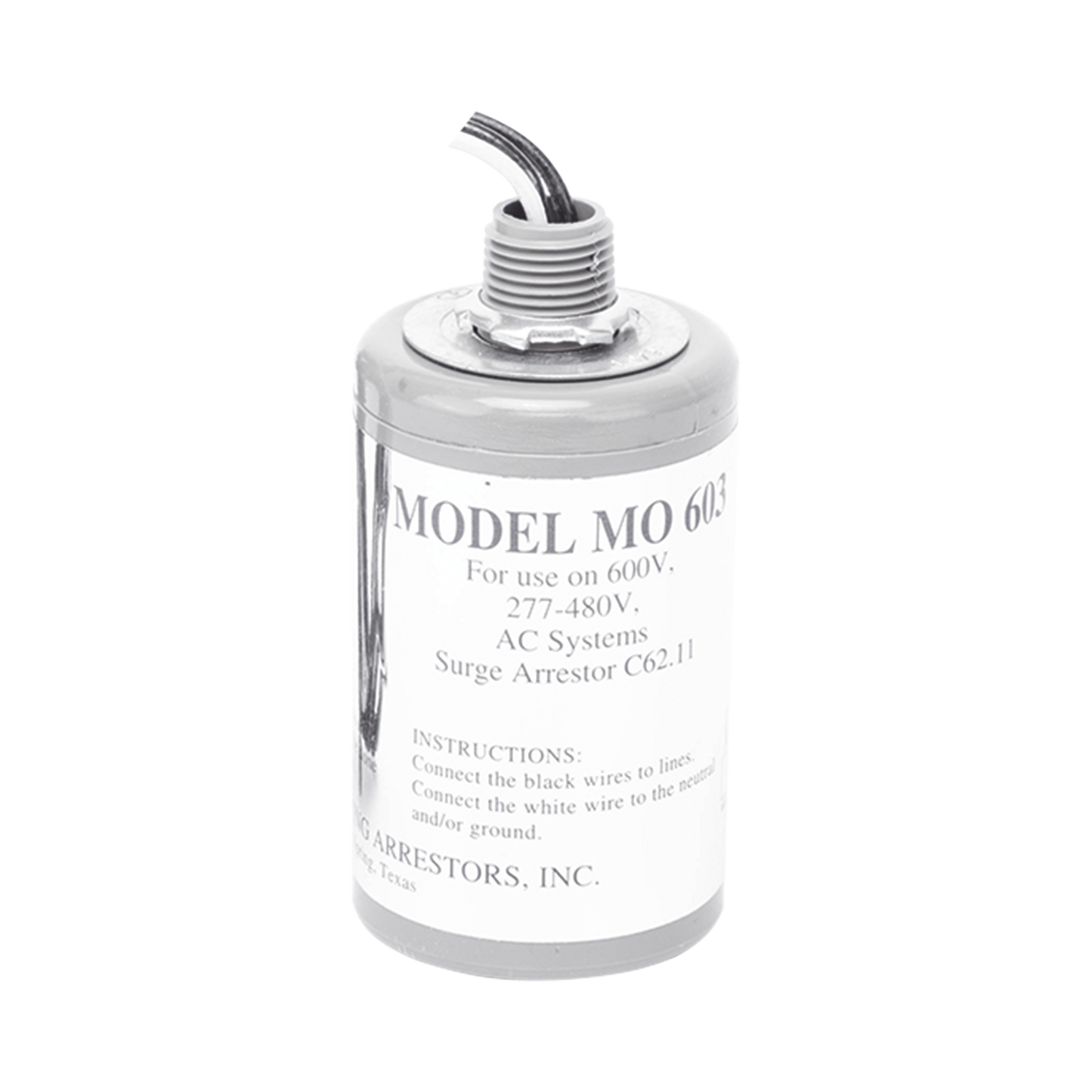 Supresor de Picos Transitorios de Voltaje, para uso en Corriente Alterna en Sistemas Trifasicos de 277-480 Vca.