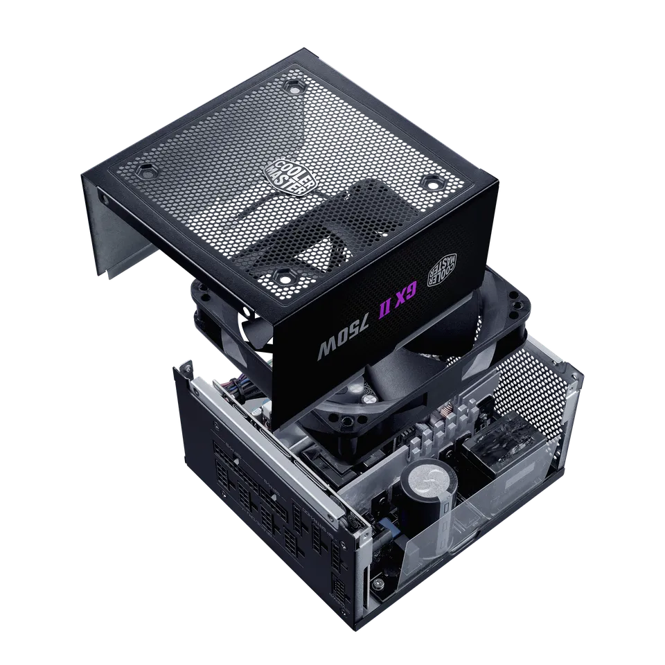 Fuente De Poder Cooler Master 750w / Negro / Mwe V3 Atx 3.1/80plus Gold Certificada/ Modular /gamer
