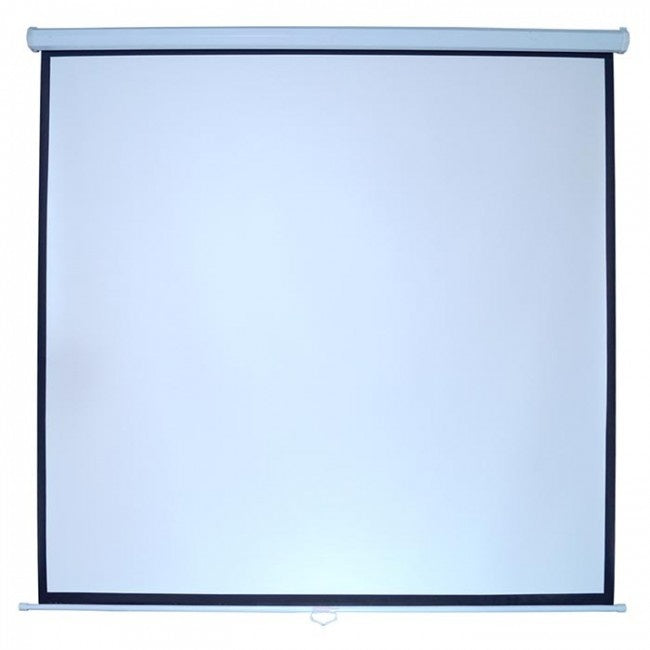 Pantalla Multimedia Screen Msc-178b Bco 100 Diagonal Formato 1:1 Color Blanco Mate P/colgar Manual