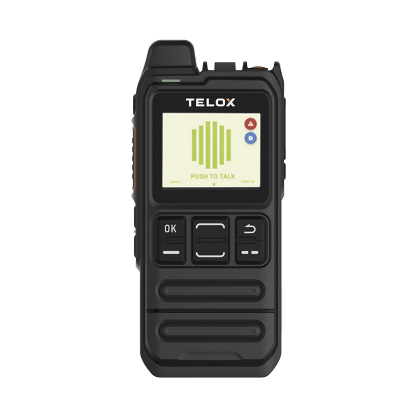 Radio PoC Android 8.1 Batería 4000 mAh Dual SIM IP54 Altavoz 3W Pantalla 1.77 inch