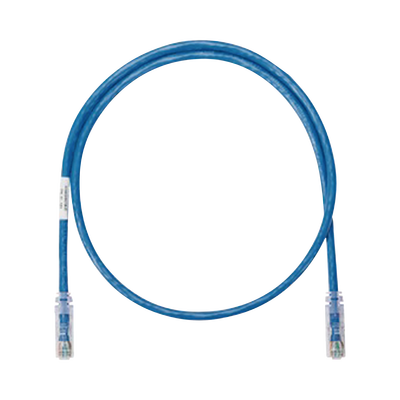 Cable De Parcheo Utp Categoría 6, Con Plug Modular En Cada Extremo - 4 Ft. - Azul