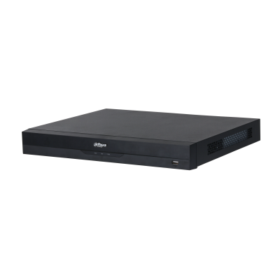 Nvr/ Dahua/nvr5216-8p-ei /nvr Ip Con Tecnologia Acupick Y Wizsense 16 Canales 1u Con 8 Poe, 2 Hdd, H.265+/h.265, 384 Mbps,reconocimiento Y Deteccion Facial,proteccion Perimetral,smd Plus, Ia Por