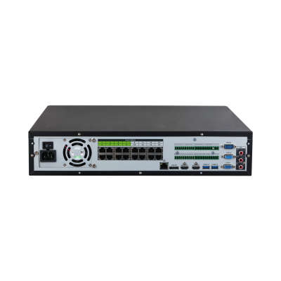 Nvr/dahua/dhi-nvr5832-16p-ei/ Nvr De 32 Canales Ip 4k/ 16 Pts Poe/ 8 Pts Epoe/ Deteccion Y Reconocimiento Facial/ Smd/ ProtecciÓn Perimetral/ 8 Bahias Para Discos Duros/admite Raid0/1/5/6/10/ 384 Mbp