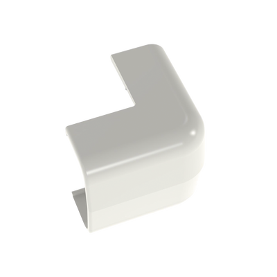 Esquinero Exterior, Para Uso Con Canaleta Ld5, Material Abs, Color Blanco Mate