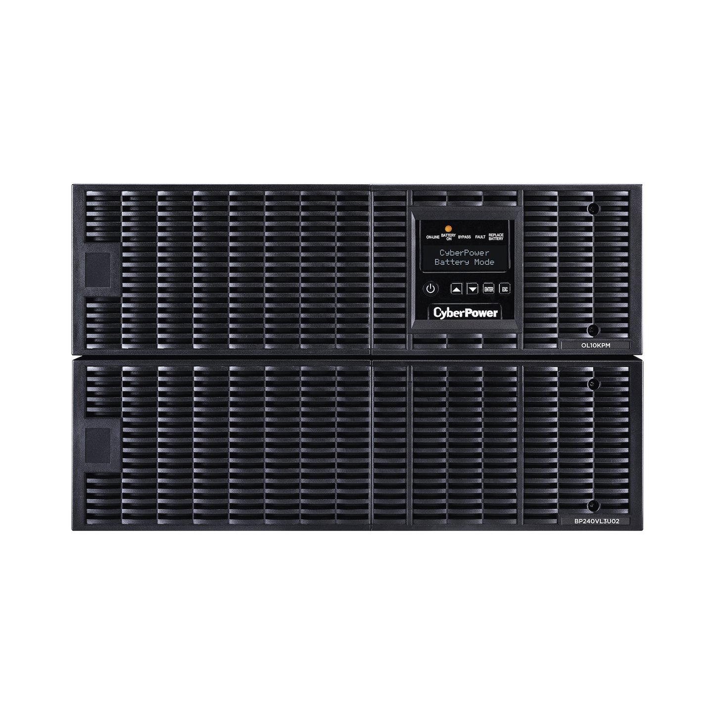 UPS de 10000 VA/10000 W, Online Doble Conversión, 200 - 240 Vac de Entrada, 200 - 240 Vac de Salida, Terminal Hardwired, Onda Senoidal Pura, Torre o Rack de 6 UR, Con 3 Tomas NEMA L6-30R