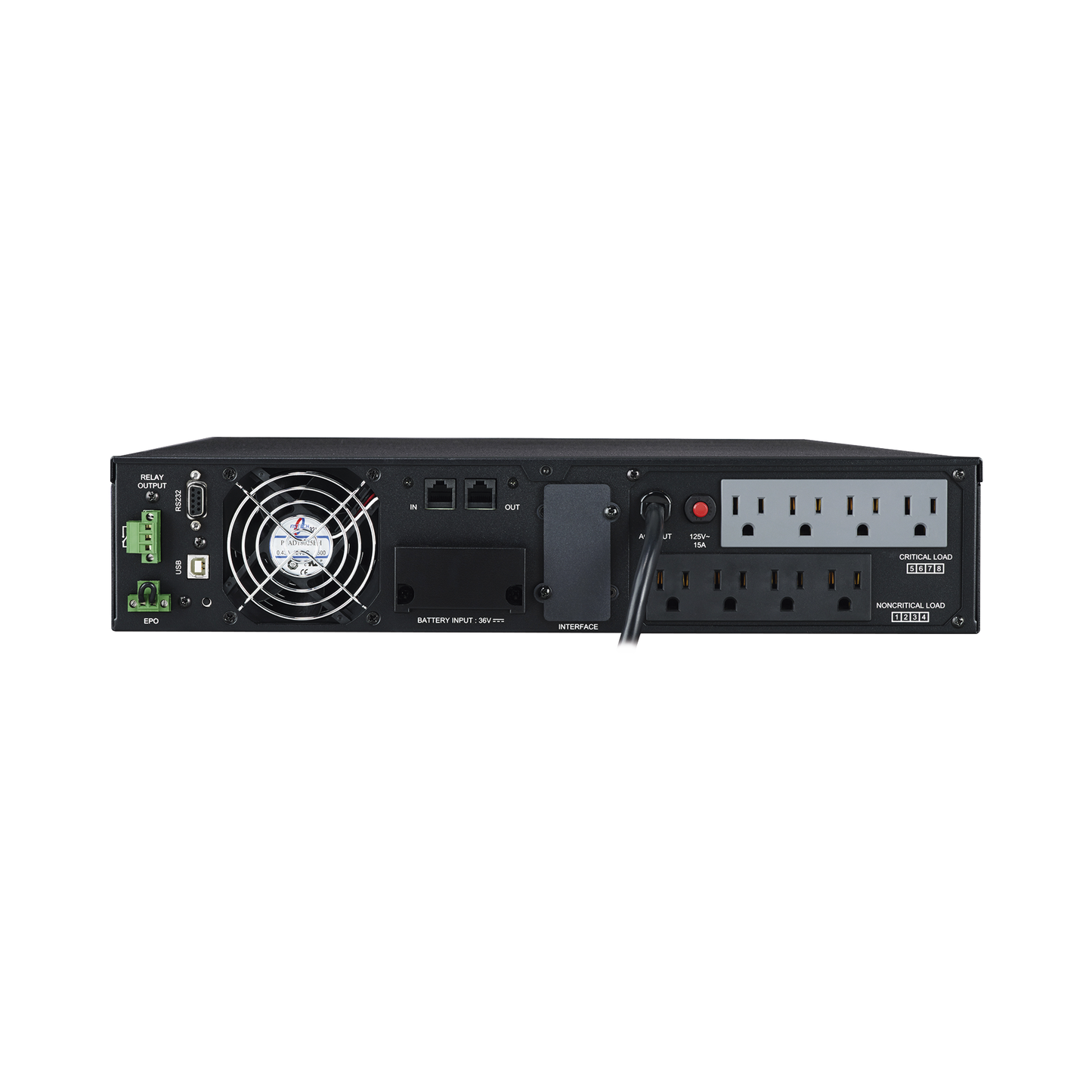 UPS de 1500 VA/1350 W, Online Doble Conversión, Entrada 120 Vca NEMA 5-15P, Onda Senoidal Pura, Rack o Torre de 2 UR, Con 8 Tomas NEMA 5-15R