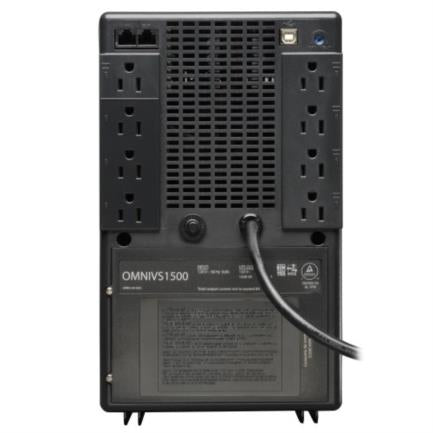 Nobreak Tripp-lite Omnivs1500, 1500 Va / 940 Watts, 120v - Puerto Usb - 8 Contactos, Torre
