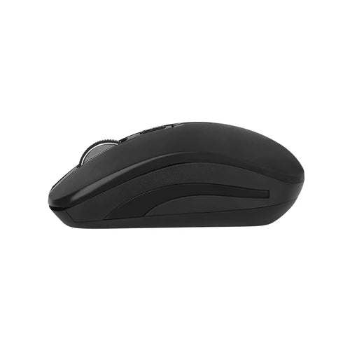 Mouse Inalambrico Optico 800 A 1600 Dpi Simetrico Dongle Usb Perfect Choice Essential - Negro