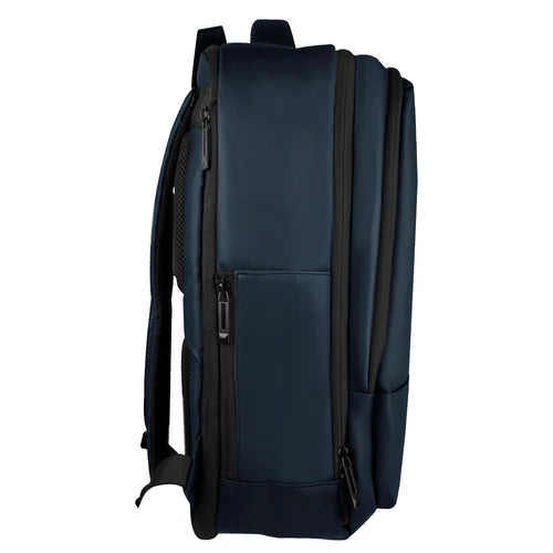 Mochila Expandible Para Laptop 15.6 Resistente Al Agua Azul Tundra Perfect Choice