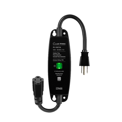 (caseta Wireless) Plugin Interruptor On/off Para Uso En Exterior Intemperie Ip66, Inalámbrico. 15a /120v