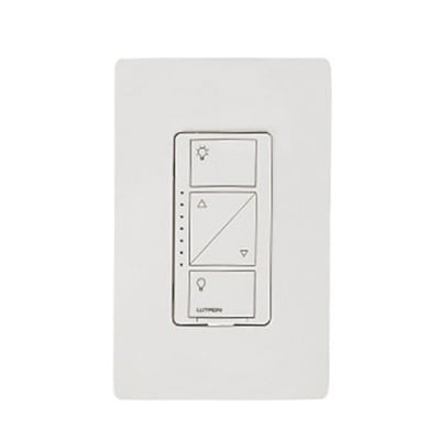 (Caseta Wireless) Atenuador de pared. Aumenta/Disminuye Intensidad de Iluminación. No requiere cable neutro. 150W LED / 600W INC/HAL