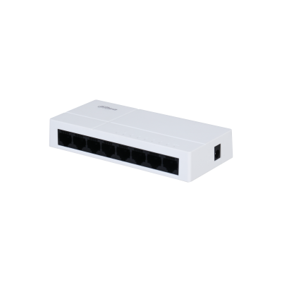 Switch/ Dahua/ Pfs3008-8gt-l/ Switch De Escritorio 8 Puertos/ Gigabit Ethernet/ 10/100/1000/ DiseÑo Compacto/ Capa 2/ Switching 16 Gbps/ Velocidad De Reenvio De Paquetes11.9 Mbps/ Negro