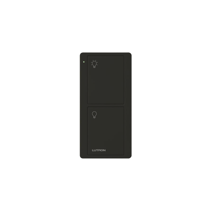 Control remoto PICO 2 botones encender/apagar, color negro, complemente con un switch on/off, Caseta, RA2, RadioRa2