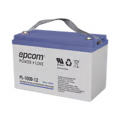 Acumulador Epcom 12v, 100ah Tecnología Vrla Agm Ciclo Profundo Para Aplicaciones Fotovoltaicas Terminales Tipo M6 ( Hex )