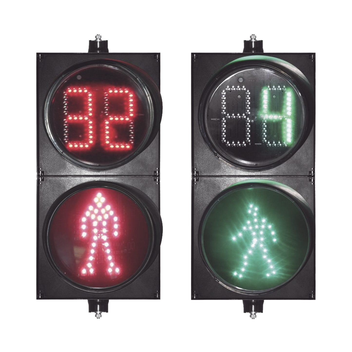 Semáforo Peatonal / Cuenta Regresiva / Rojo / Verde / Dinamico / Diámetro 20 Cm.