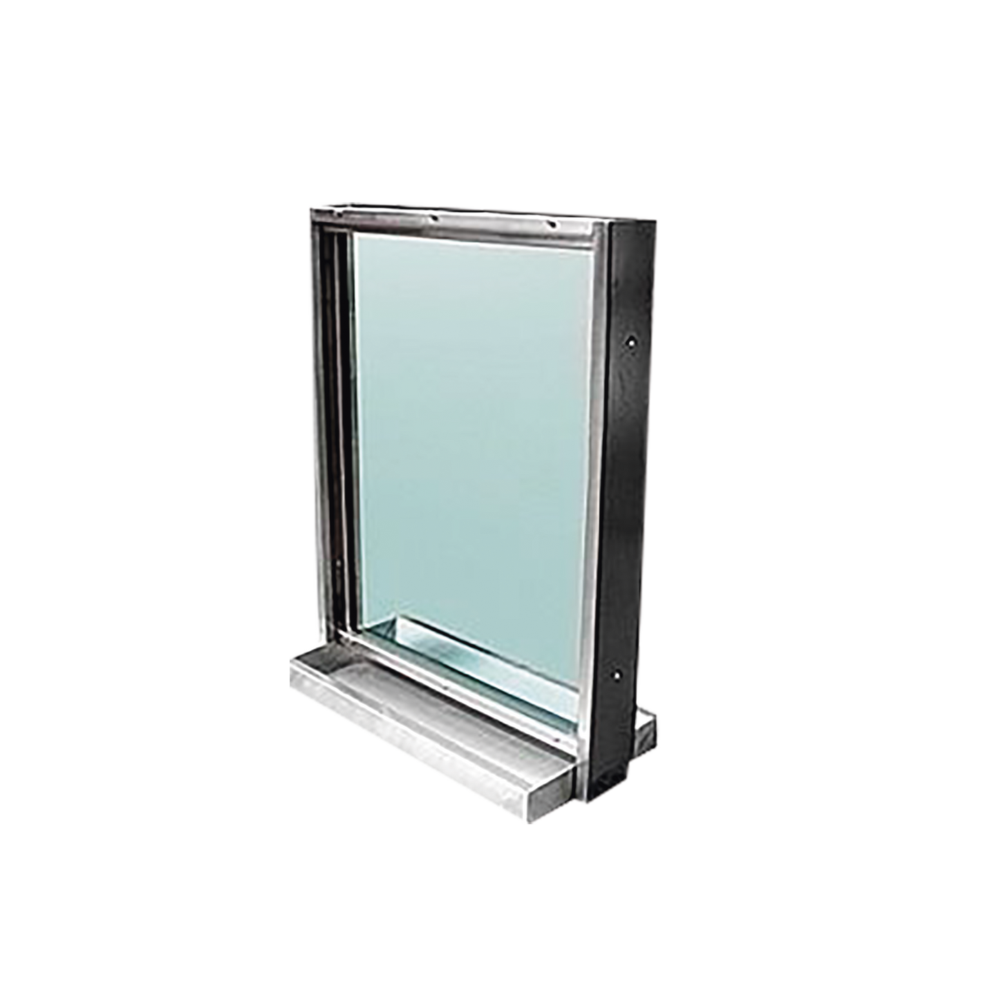 Ventana Blindada Nivel IV / Con Charola Pasa-Documentos / 45mm / 90cm x 70cm.