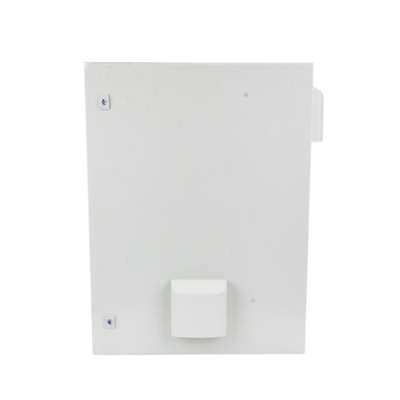 Gabinete Ventilado De Acero Ip55 Uso En Exterior (400 X 600 X 250 Mm) Con Placa Trasera Interior Metálica Y Compuerta Inferior Atornillable. Incluye Ventilador, Ventilas, Filtros, Chapas Y Llave T.