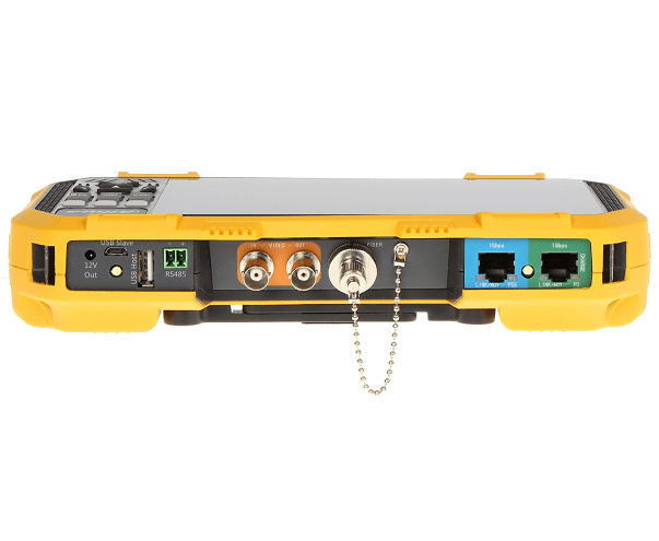 Probador De Video Ip Y Hdcvi/ Dahua/ Pfm907/soporta Compresion H.265 Y H.264/ Ctrl Ptz/audio/ Multimetro Integrado/ Probador De Red Y Senal Wifi/ Protocolo Onvif/ Salida De 12v 2 Amp/linux