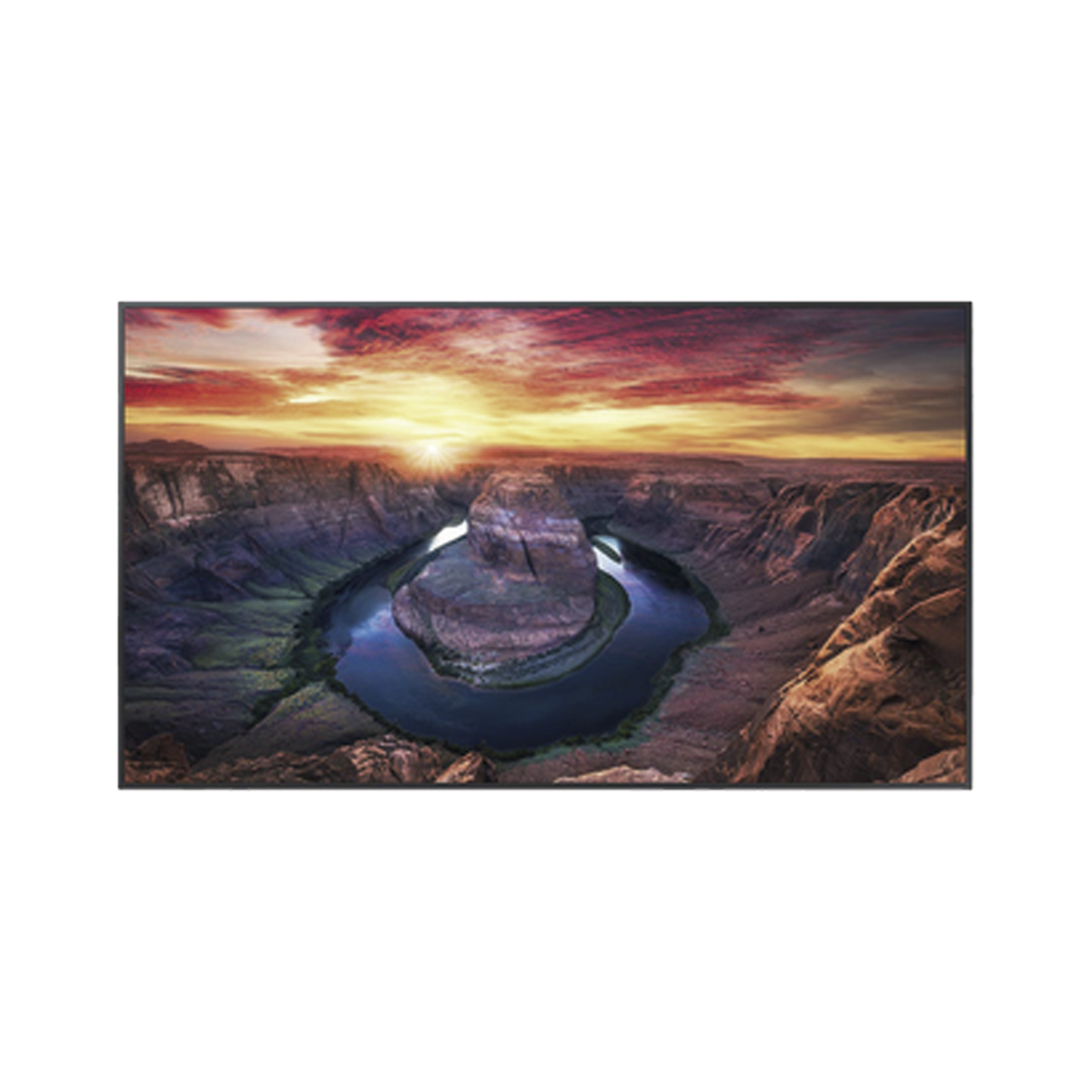 Pantalla Profesional LED de 50", UHD 4K (3840x2160p), Entradas de Video HDMI/DisplayPort / USO 24/7 / Compatible VESA / Compatible con software MagicInfo