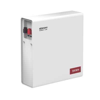 Batería de Litio Hierro Fosfato (LiFePO4) de 5 Kwh, 51.2 Vcc, 100 Ah, Outdoor, Instalación a pared