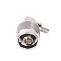 Conector N Macho En A/r De Anillo Plegable Para Cable Rg-58/u.
