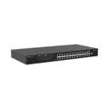 Switch Poe+ No Administrable, Hasta 370 Watts Ideal Para Cctv, 24 Puertos 10/100 Poe+, 2 Uplinks Gigabit (1 Sfp Combo)