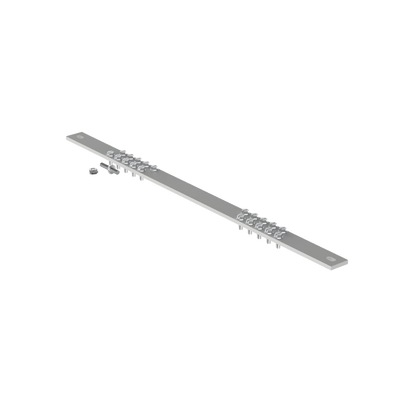 Barra De Conexión A Tierra, Para Rack De 19", Con 20 Orificios Para Conexión Rápida De Equipos, Incluye 20 Tornillos # 12-24 X 1/2" Instalados