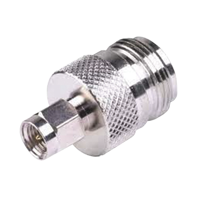 Adaptador En Linea De Conector Sma Macho A N Hembra, Niquel/ Oro/ Teflón.