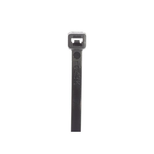 Cincho STRONGHOLD, 430 mm largo x 4.8mm ancho, Tensión 50 lb (222 N) Nylon 6,6 Color Negro, Paquete de 1000 Piezas