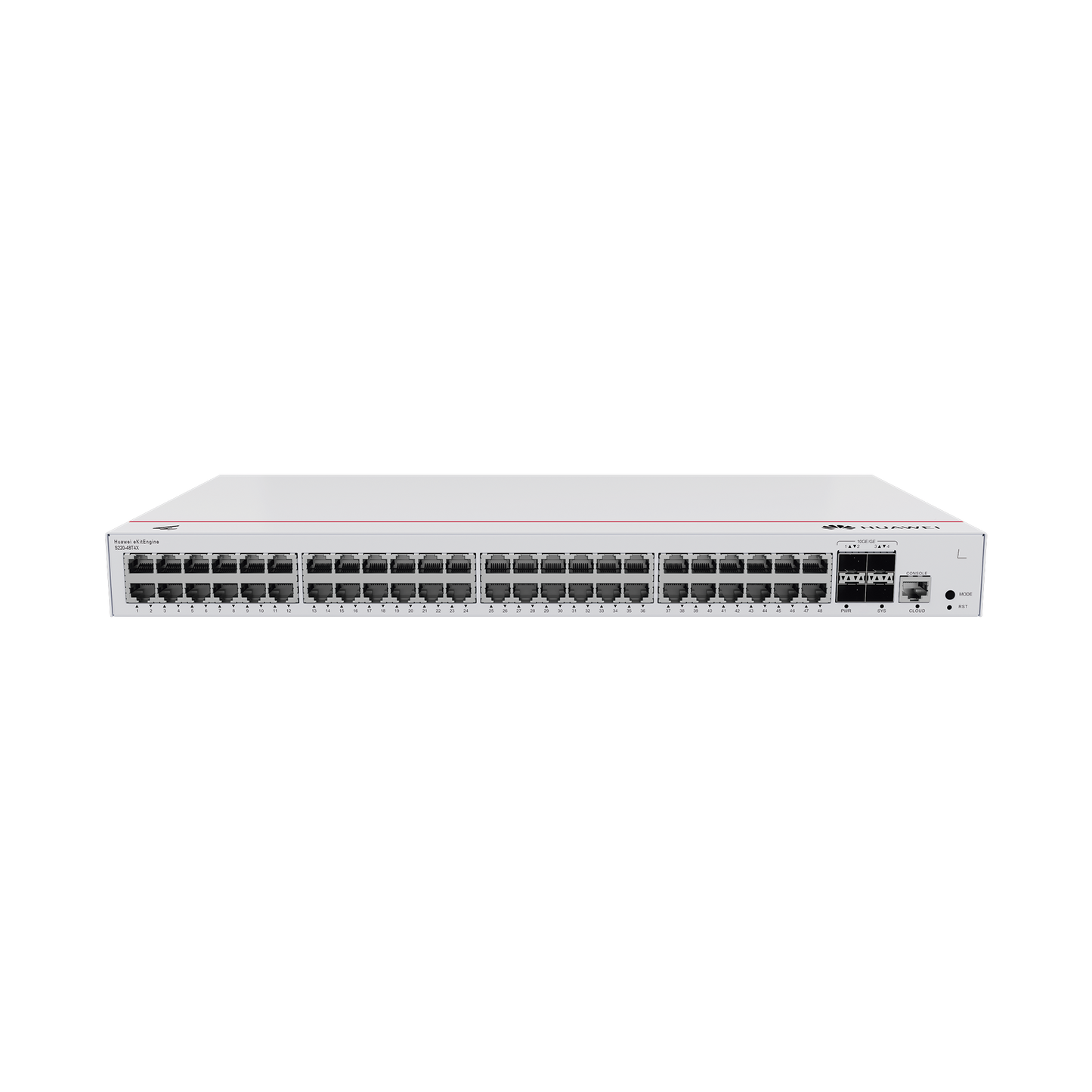 Switch de Acceso Gigabit Administrable  Capa 2 / 48 puertos 10/100/1000 Mbps / 4 Puertos 10GE SFP+ Uplink / ERPS / IMGP Snooping / DHCP Snooping / Administración Nube Gratis