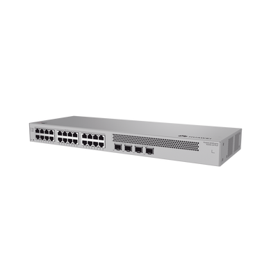 Switch de Acceso Gigabit Administrable Capa 2 / 24 puertos 10/100/1000 Mbps / 2 Puertos 2.5GE SFP + 2 Puertos 10GE SFP+ Uplink / ERPS / IMGP Snooping / DHCP Snooping / Administración Nube Gratis