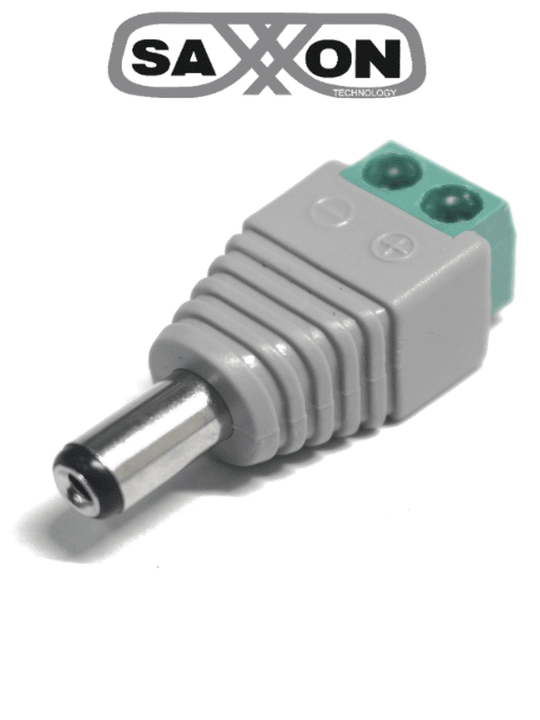 Conector De EnergÍa/ Saxxon/ Psubr12h Bolsa De 10 Conectores Plug Macho/ Para Fuente De Poder/ Bloque Para Atornillar Positivo Y Negativo