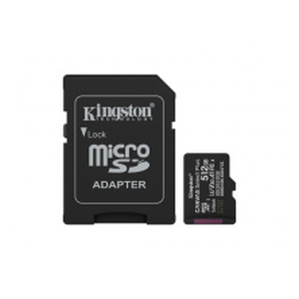 Memoria Flash Micro Sd Kingston Sdxc Canvas Select Plus 512gb 150mb/s Uhs-i U3 V30 C/adaptador (sdcs3/512gb)