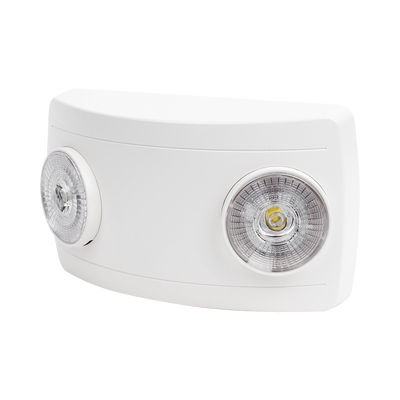 Luz De Emergencia Dual Led Ultra Compacta/150 Lúmenes/luz Fría/batería De Respaldo Incluida/botón De Test.