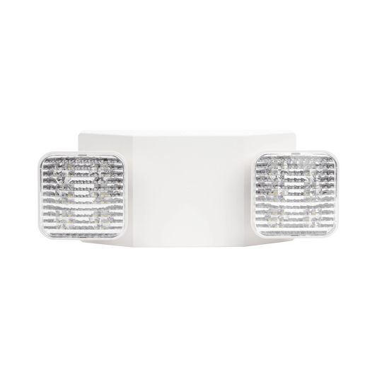 Luz LED de Emergencia Dual LED /150 lúmenes/Luz fría/Batería de Respaldo Incluida/Botón de test.