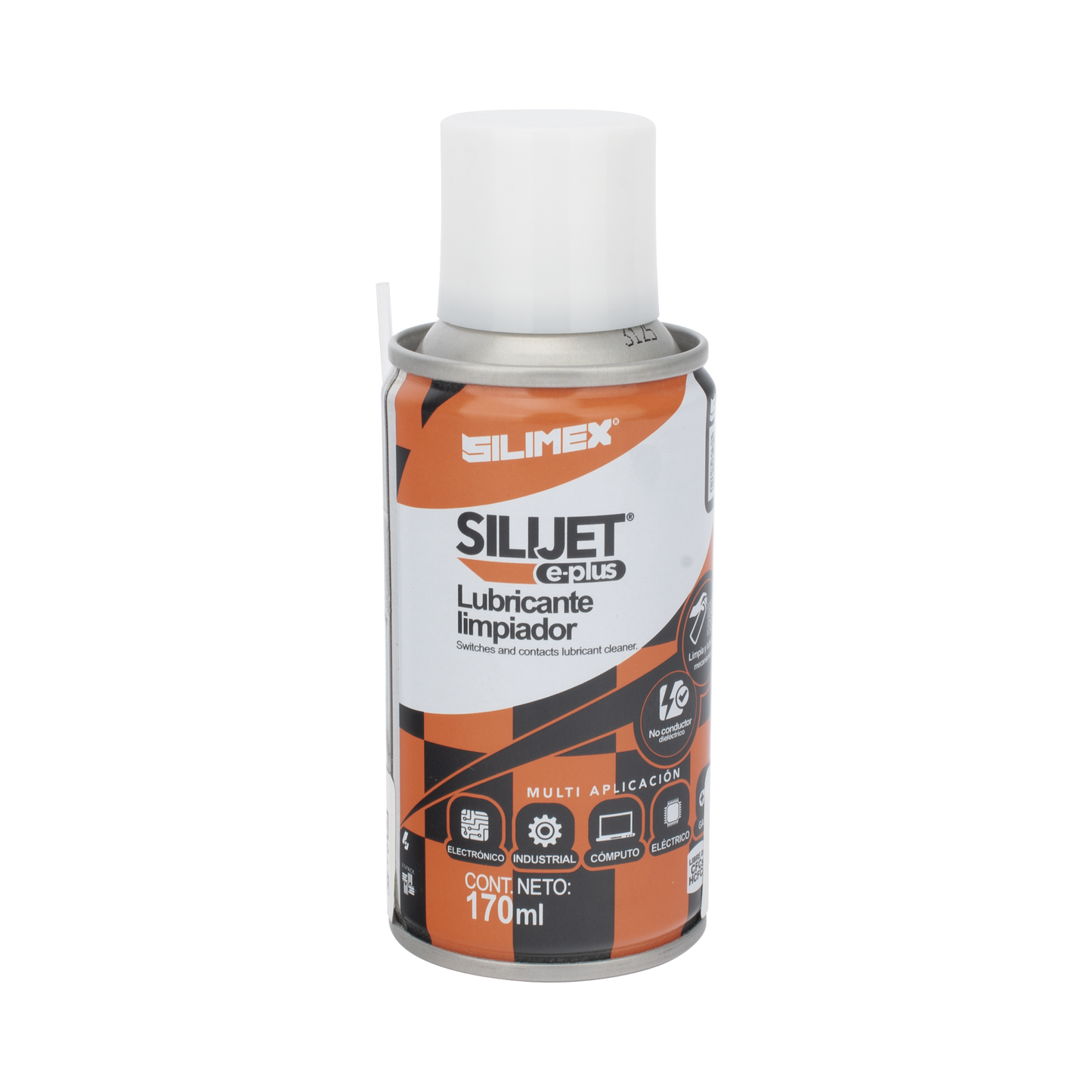 Aerosol Silijet E-plus Lubricante Para Componentes Y Mecanismo Electronicos Y Mecanicos Silimex 170 Ml