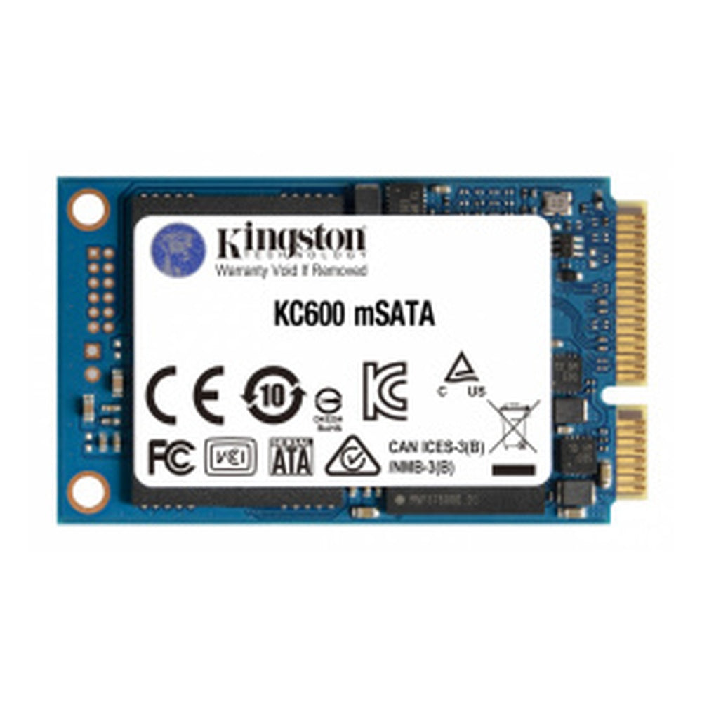 Unidad De Estado Solido Kingston Interno Skc600 1024gb Sata3 Msata Lect.550/escrit.520mb/s Nand 3d Tlc Skc600ms/1024g