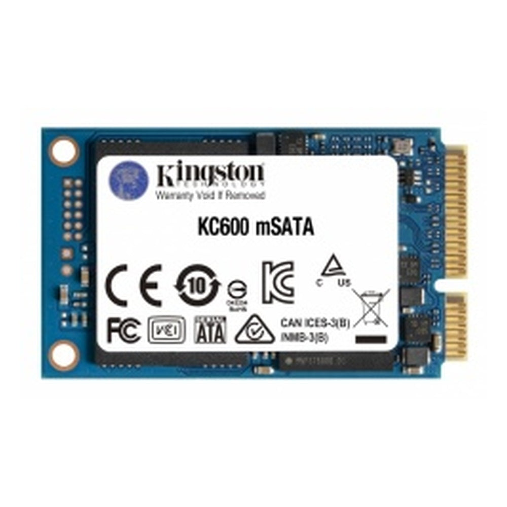 Unidad De Estado Solido Kingston Interno Skc600 512gb Sata3 Msata Lect.550/escrit.520mb/s Nand 3d Tlc Skc600ms/512g