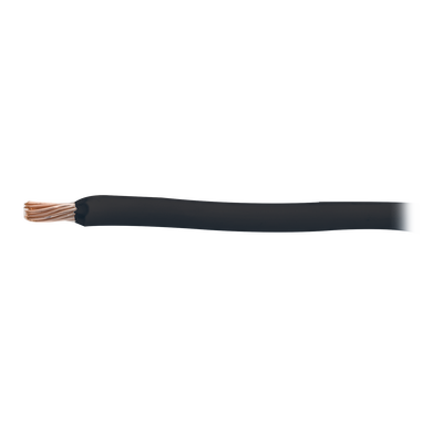 Cable Eléctrico De Cobre Recubierto Thw-ls Calibre 6 Awg 19 Hilos Color Negro (100 Metros)
