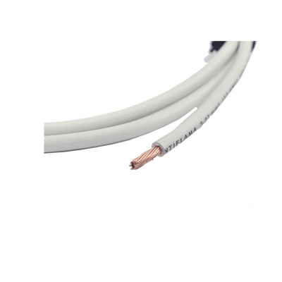 Cable Eléctrico De Cobre Recubierto Thw-ls Calibre 12 Awg 19 Hilos Color Blanco (venta Por Metro)