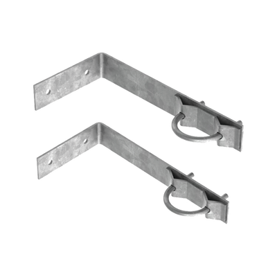 Juego De 2 Herrajes De Pared Para Sujeción De Mástil (1-1/4" A 2")