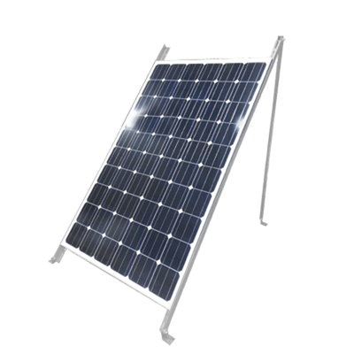 Montaje De Piso Para 1 Módulo Solar (ver Compatibilidad). Galvanizado Electrolítico.