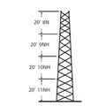 Torre Especial Autosoportada Robusta De 24 M. Linea Ssv Heavy Duty (sec. 8 - 11)