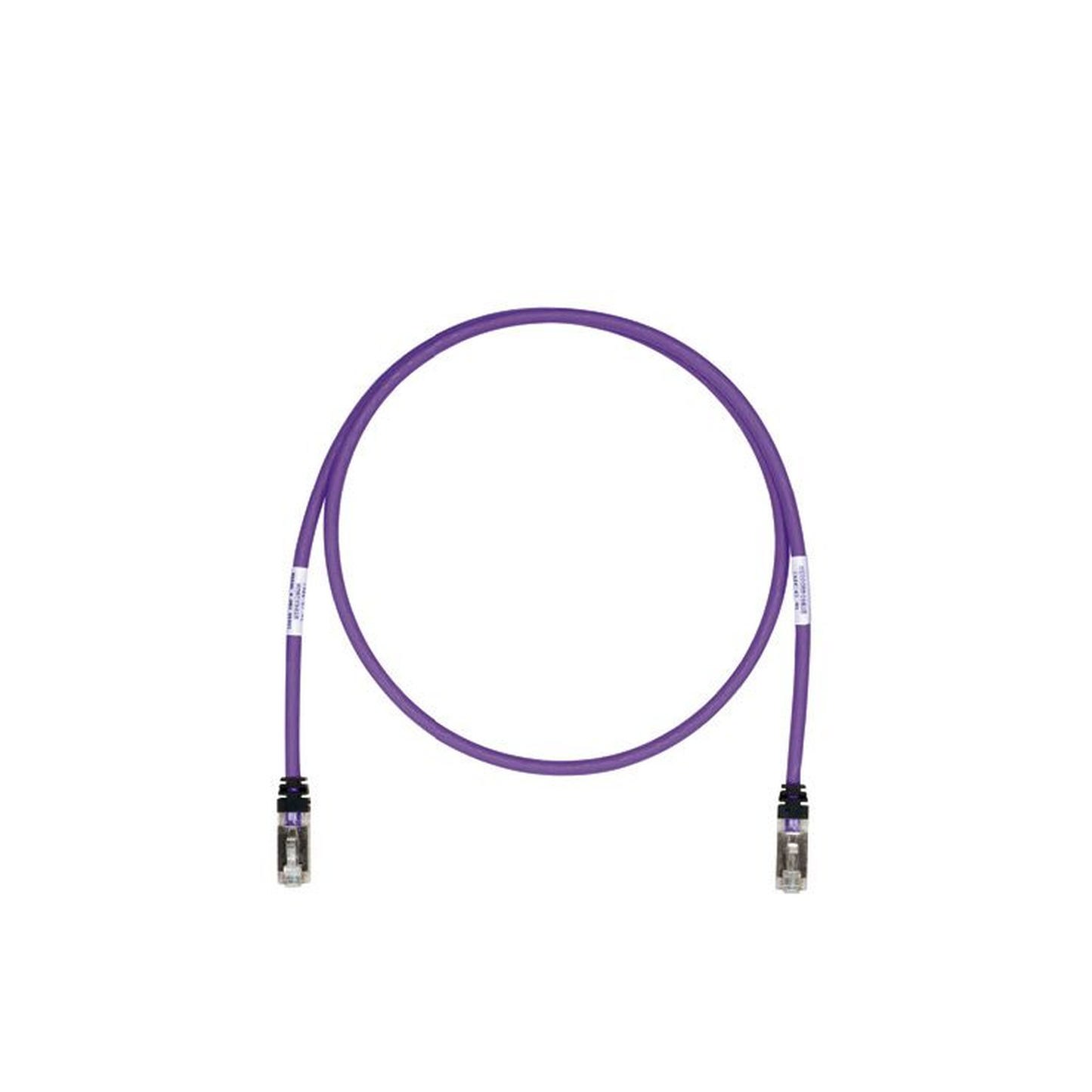 Patch Cord Cat6A, Blindado S/FTP, CM/LS0H, 7ft, Color Violeta