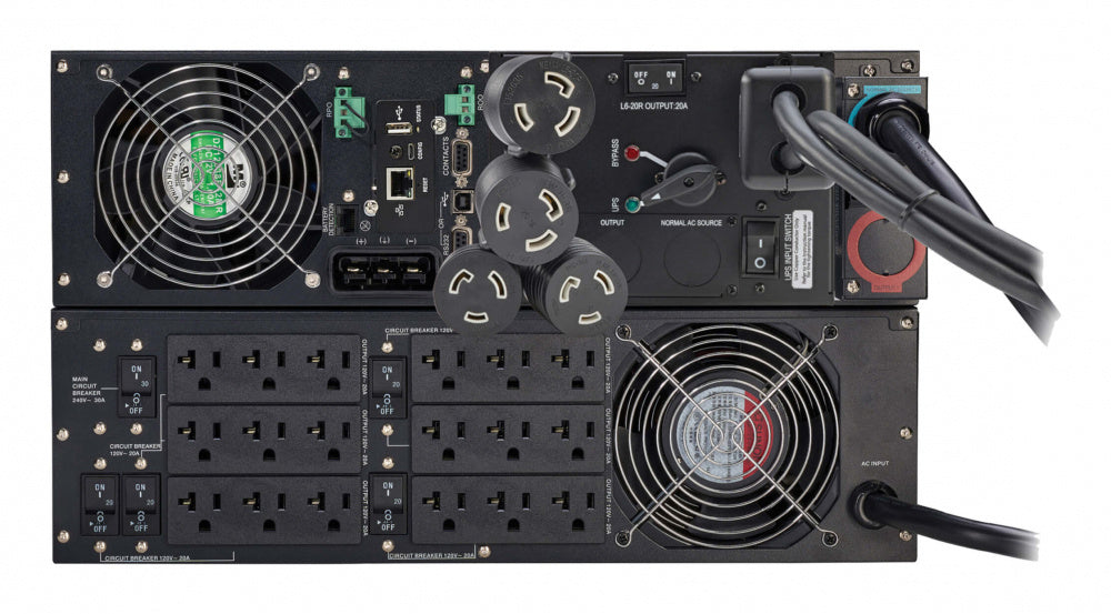 No Break Tripp Lite Su5000rtfmb Ups Smartonline De 5000 Va 4500 W 120/208 V En Línea De Doble Conversión Con Transformador Reductor Y Der. - Salidas 5-20r/l6-20r/l6-30r, Entrada L6-30p