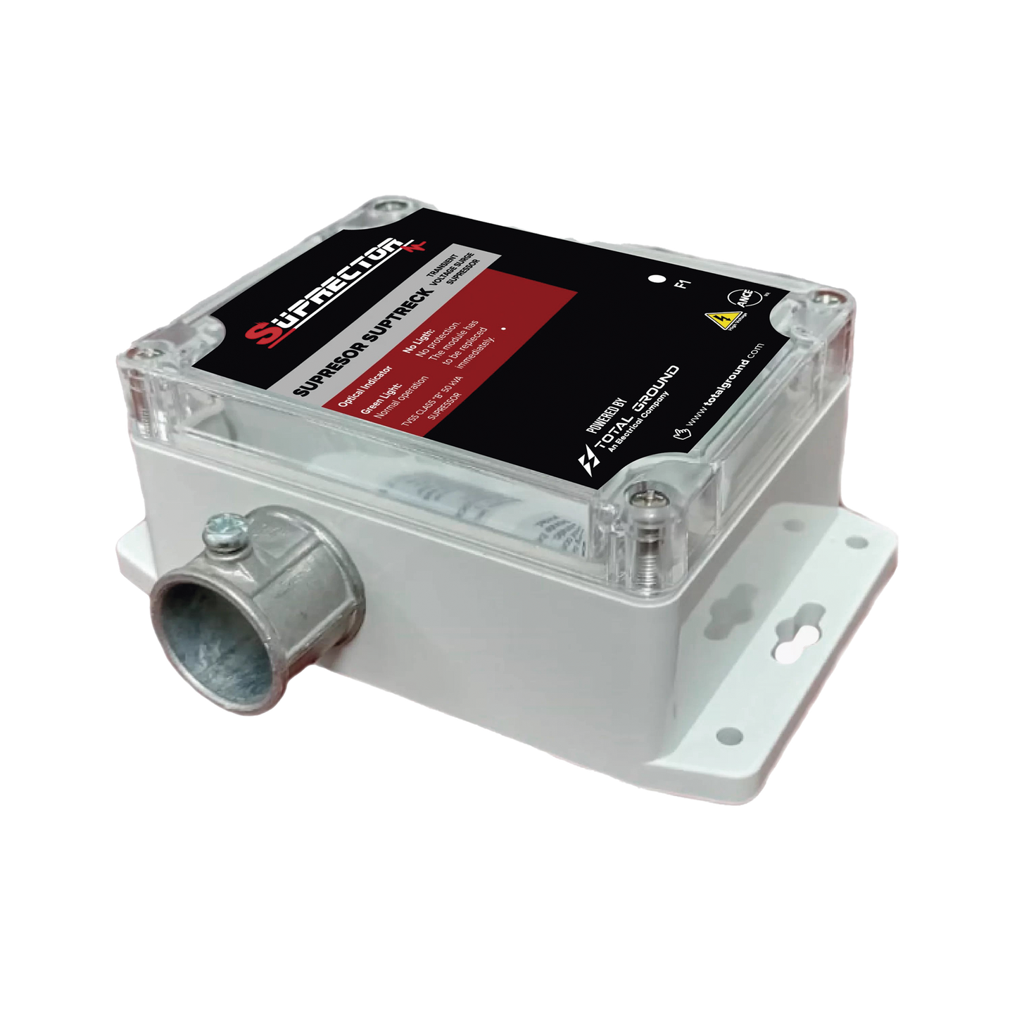 Supresor de Trasientes Clase B con voltaje de operación 220 Vca, 1 fases, 50 KA