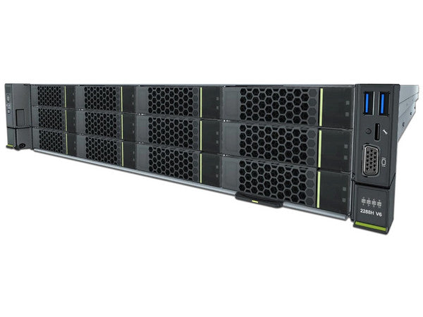 Servidor Xfusion 2288h V6 2x Xeon Silver 4310 12c 2.|ghz /ram 2x32gb 3200mhz /ssd 2x480gb 2.5 Sata /raid Xr-450 2gb Cache Super Cap /red 2 Ports 1gb Rj45/ Ps 2x900w / Ibmc