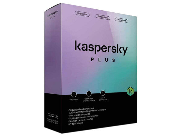 Kaspersky Plus 5 Disp 1 Año