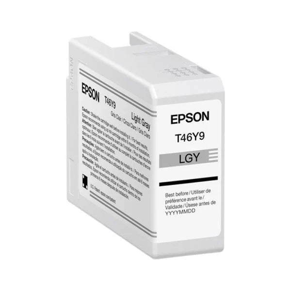 Cartucho Epson Modelo T46y Gris Light, Para Plotter P900 50 Ml